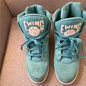 Ewing Men's “Tiffany” Athletic High-Top Sneakers